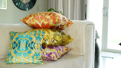 Kaleidoscope Throw Pillow (Cushion) Cover