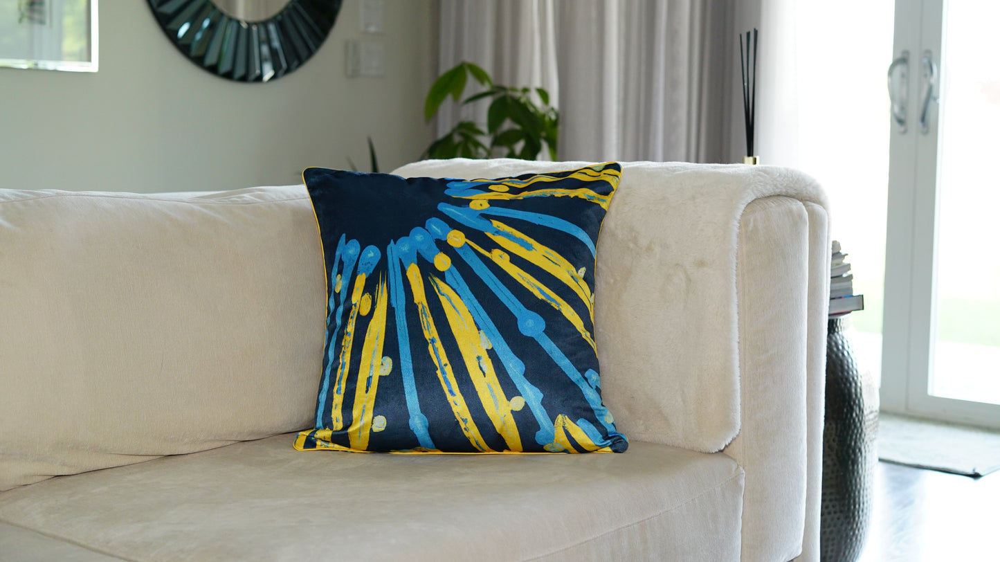 Matsatse Velvet Throw Pillow (Cushion) Cover