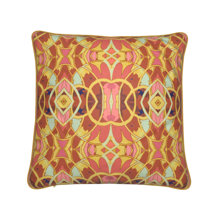 Kaleidoscope Throw Pillow (Cushion) Cover